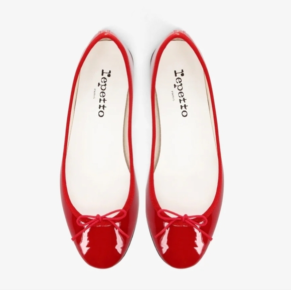 Repetto Cendrillon Ballet Flats - Flamme Red - Size 39.5 New in Box